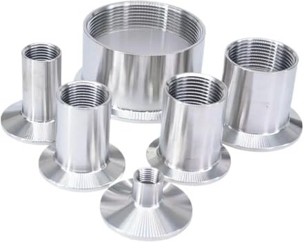 1pc 1/2- 3 BSPT Female Thread x Tri Clamp 1.5 2 2.5 3 304 Stainless Steel Pipe Fitting Adapter(1-1/2)