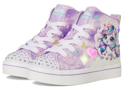 Skechers Mädchen TWI-Lites 2.0 314378l (kleines Kind) Sneaker, Lavendar/Mehrfarbig, 27 EU