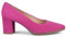 Zapatos de Ante y tacón bajo Fucsia EU 41