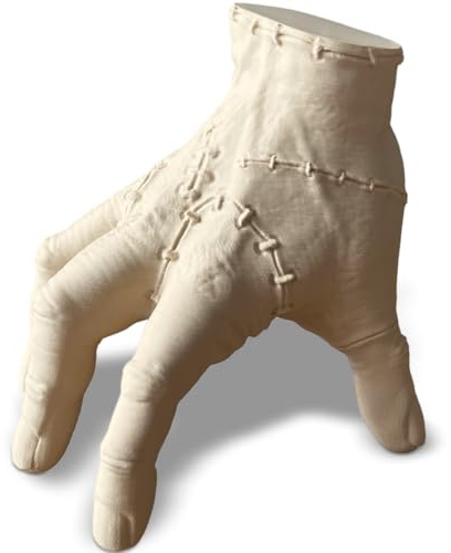 Figur Hand THING mit Wednesday Addams - 17 cm | Halloween Deko | Griff mit Biofrei PLA | EKO Zimmer Gadget | 3D Druck