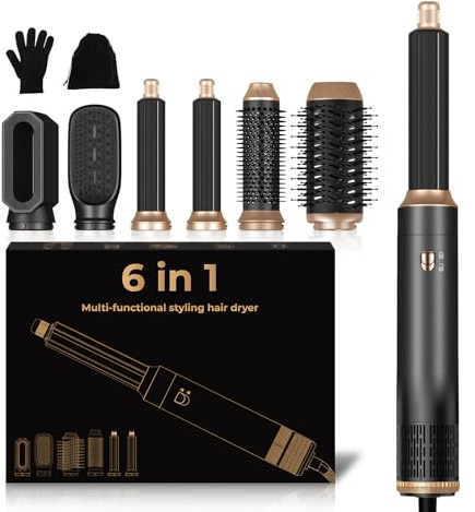 Haarstyler 6 in 1, 1000w Hairstyler Air Styler Pro