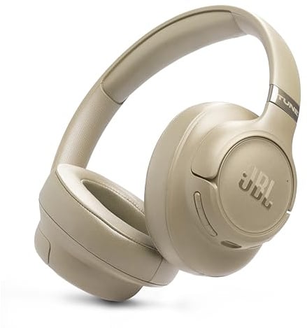 JBL Tune 780 NC Wireless Over-Ear Bluetooth Headphones, Beige | Bluetooth 6.0, Adaptive Noise-Cancelling, Smart Ambient, 76-Hour Battery Life, Google Fast Pair and Microsoft Swift Pair