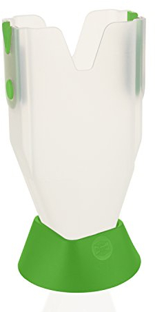 Börner Caja para Cuchillas Insertables de V1, V3 y V6 con Base • Almacenamiento Práctico para Insertos de Mandolina en V • Caja Organizadora • Accesorio Mandolina • Color: Verde