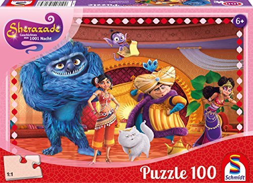 Schmidt Spiele Puzzle 56185 Sherazade - Geschichten aus 1001 Nacht, im Thronsaal von Golden City, 100 Teile