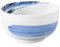 Aricola® Original japanische Matcha-Schale handglasiert in weiß-blau 450ml