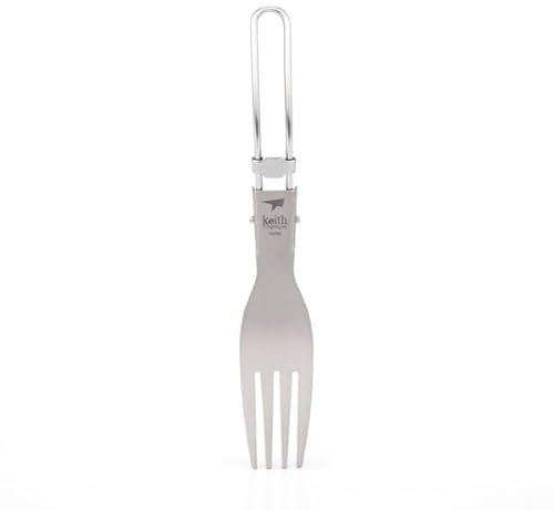 Keith Fourchette Pliable en Titane Ti5303, Gris