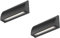 ledscom.de 2 Stück LED Wandleuchte/Treppenlicht SEGIN für außen, IP54, flach, Downlight, schwarz matt, eckig, 6,3 W, 630lm, kaltweiß