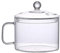 UPKOCH Verre Clair Pot de Cuisson résistant à la Chaleur cuisinière Casserole Casserole Multifonction ragoût Pot instantané pour la Cuisine à Domicile Restaurant 13 cm
