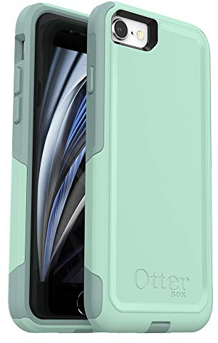 OtterBox iPhone SE 3rd & 2nd Gen, iPhone 8 & iPhone 7 (Not Compatible with Plus Sized Models) Commuter Series Case - Ocean Way (Aqua SAIL/Aquifer), Slim & Tough, Pocket-Friendly, with Port Protection