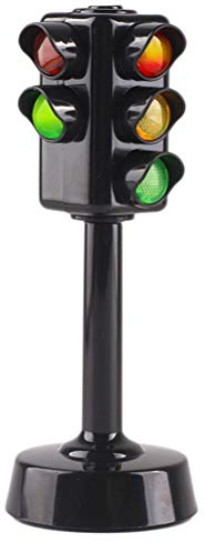 BSTCAR Simulation Ampelleuchten mit Geräuschen, batteriebetriebene Mini-Verkehrsschilder Licht Sicherheit Ampel Spielzeug Ampel Kinder Lustiges frühes Lernspielzeug Kinder