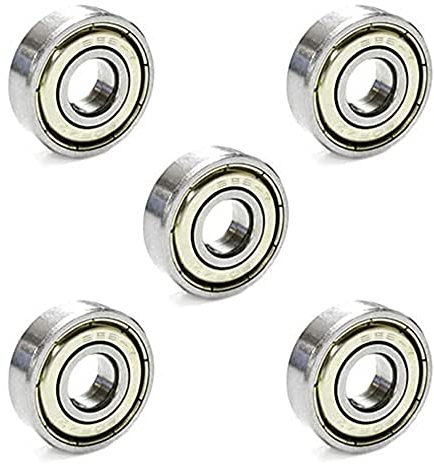 GOIYZTTR 696ZZ Cuscinetto a Sfera, Doppia Schermati Cuscinetti Sfera 6 x 15 x 5 mm per Apparecchiature Elettroniche, Industria delle Pompe, 5 Pezzi