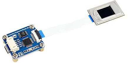 Waveshare High Precision Capacitive Fingerprint Reader (B) Module Support UART/USB Dual Ports Communication