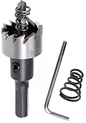 SagaSave 22MM Brocas de acero de alta velocidad de carburo, cortador de agujeros resistente para metal, acero inoxidable, cobre, hierro
