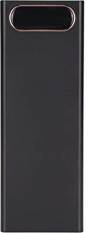 Zunate Power Bank Shell, 10x18650 Akku DIY Dual USB Power Bank Case, 22,5 W Akku Schnellladegerät mit LCD Display, Unterstützt Micro/Typ C/USB(Schwarz)