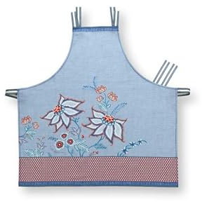 Pip Studio Flower Festival Schürze Blau