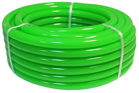 BONERVA |Manguera AQUALATEX | Manguera de PVC flexible color verde para jardinería y agricultura | 15mm diámetro interior | 50 Metros rollo
