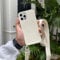 Bakicey Handykette kompatibel mit iPhone 13 Pro, Smartphone Necklace Hülle mit Band Handyhülle für zum Umhängen - Handykette Schutzhülle mit Kordel Case Cover für iPhone 13 Pro, Cremiges Weiß