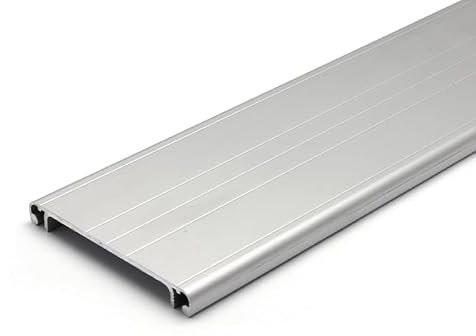 Goulotte de câble - Couvercle 80 mm en aluminium - Profilés en aluminium - Découpe : 600 mm