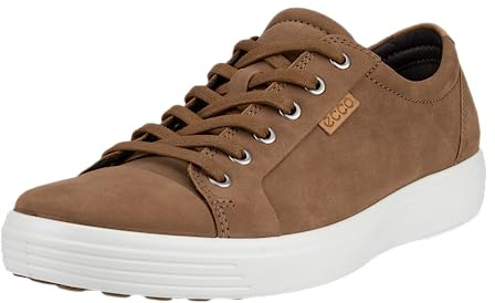 ECCO Men's Soft 7 Sneaker, Camel Nubuck/Lion, 5/5.5 UK