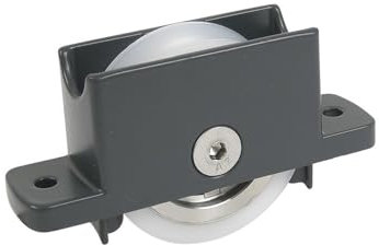 Galet silencieux sur chape compacte - Noir Ral 9005