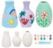 WEBEEDY 3 Sets Vase Pottery Painting Kit Paint Your Own Ceramic Vase Set Ready to Paint Ceramics DIY Paint Art and Craft Pottery Kit for Adults Fun Acticity Creative Gifts Home Decor