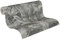 Livingwalls Dschungel Tapete 396473 in Grau, Beige - Wandtapete mit Dschungel Optik - florale Tapete mit Palmenblättern - hochwertige Tapete auf 10,05m x 0,53m