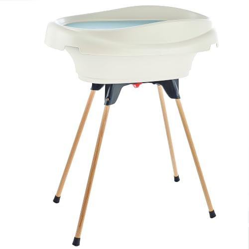 THERMOBABY - Pack Plan À Langer Et Baignoire VASCO - Blanc Muguet