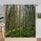 ANHOPE Natur Dschungel Wald Baum Vorhänge mit Ösen Weich Gardinen Blickdichte Thermo Vorhang Blackout Curtain Schlafzimmer Wohnzimmer Verdunklungsvorhänge 2er Set H 220 x B 140 cm