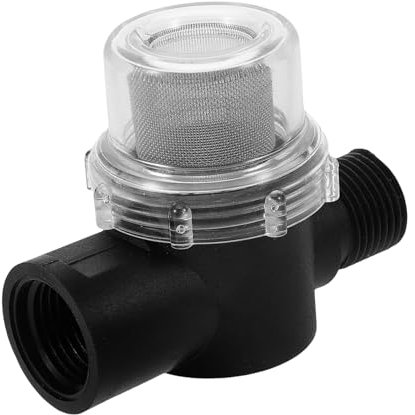 SEWOART Wasserpumpenfilter Wasserfilter Sieb Filter Für Wasserpumpe Wohnmobil Wasserpumpensieb Filter Wohnmobil Wasserpumpenteile Wohnmobilteile Sanitärbedarf Edelstahl