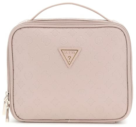 GUESS Wilder Travel Cosmetic Organizer Case Rosewood