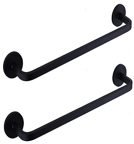Happyaer Porte-serviettes magnétique pour réfrigérateur, cuisinière, four, lave-vaisselle, machine à laver - aluminium noir