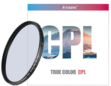 7artisans True Color CPL 46/49/52/55/58//62/67/72/77/82 mm, filtro polarizzatore multistrato per obiettivi di fotocamera (46 mm)