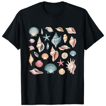 Collecte de verres de mer en coquillages T-Shirt