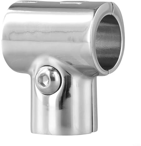 316 Stainless Steel T Joint Handrail Connector Perfect for 25mm and 22mm Pipes (22mm (25mm (1 inch))