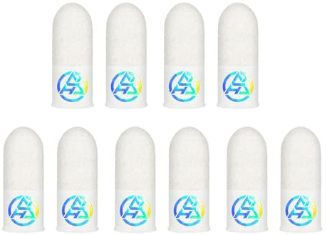 QUEENYARD 5/10Pairs Finger Protections Sleeves Offering Enhances Sensitivity Game Typing Breathability Comfortable Mobile Gaming