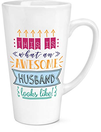This is What an Awesome Husband Looks Like 17oz Large Latte Mug Cup