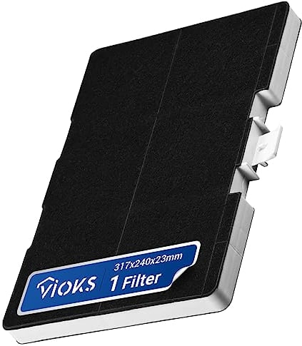 VIOKS Kohlefilter Dunstabzugshaube 317x240mm Ersatz für Bosch Aktivkohlefilter 11026771 00705432 DHZ5346 LZ53451 Z5102X1 & Constructa Aktivkohlefilter Dunstabzugshaube Neff