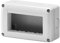 GEWISS - GW27004DY Contenitore Per Apparecchi System, Protetto, 4 Posti, Ral 7035, Ip40, Grigio