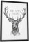 Papierschmiede® XMAS Poster, A4 (21x30 cm) Deko mit Spruch zu Weihnachten, Wohnzimmer Wanddeko, Schlafzimmer, Küche Dekoration ohne Rahmen, My Deer (Hirsch)