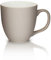 Mahlwerck Jumbotasse, Große Porzellan-Kaffeetasse mit matter Oberfläche, in Soft-Warmgrey, grau, 400ml