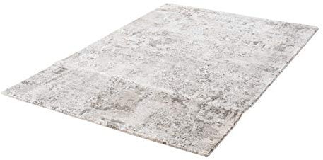 Möbel Jack Wohnzimmerteppich Florteppich Webteppich | Anthrazit | Gemustert | 120x170 cm