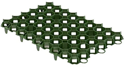 GuttagardenEco grigliato salvaprato, Rete salvaprato per Pavimento Giardino carrabile, 56x38cm (15 Pezzi, Verde)