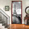 A.Monamour Türtapete Selbstklebend Türfolie Türposter 3D Eiffelturm Seine Fluss In Paris Vinyl Folie Türdeko Tapete Wandbild Türaufkleber Türtattoo 85 x 200 cm