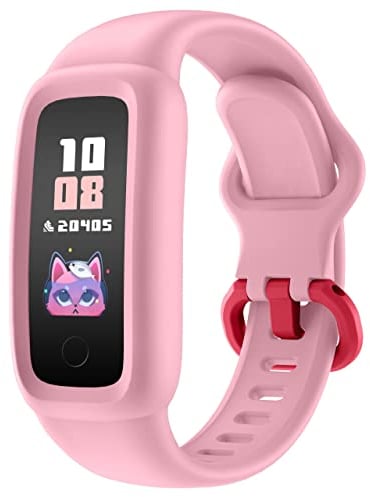 BIGGERFIVE Vigor 2 Fitness Tracker Uhr für Kinder, Fitnessuhr mit Schrittzähler, Pulsuhr, Aktivitätstracker, Kalorienzähler und Schlafmonitor, IP68 Wasserdicht Kinderuhr für Mädchen Junge ab 5-12