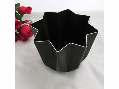 LA CASA DI EVA Pandoro Backform 1 kg, Aluminium, antihaftbeschichtet, elegante Steinoptik, hergestellt in Italien, Maße ca. 22 cm, Höhe 16 Basis 11