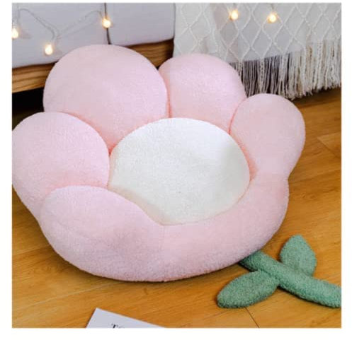 Linghe Lit pour Chat en Forme De Fleur Coussin Multifonctionnel épais Et Antidérapant en Forme De Fleur pour Chat Mignon Et Confortable Adapté Aux Petits Chats Et Aux Chiens (S,Rose)
