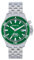 Breil Uhr Herren Manta P.R.O. Ziffernblatt GRÜN Bewegung NUR Zeit HYBRID e Bracelet Stahl Silber TW2032