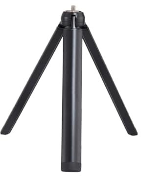 Gatuida Smartphone Mini Tripod Universal Tripod Bracket 1/4 Screw Compatibility Soft Foot Pads