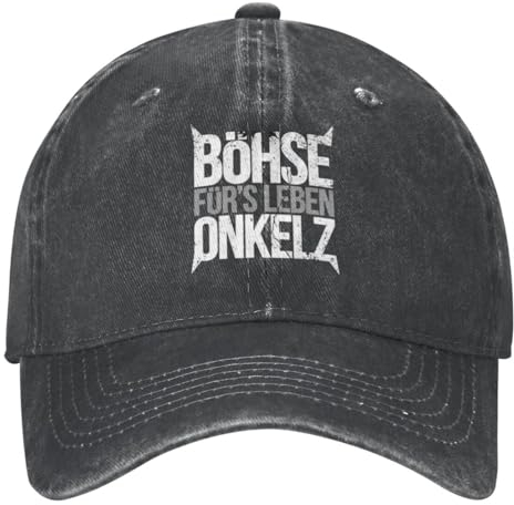 Baseballmütze Unisex Bohse Onkelz Rock Deutsche Musik Mode Paar Frauen Hip Hop Hüte Sonnenblenden Outdoor Sport Geschenk Mode Geschenke