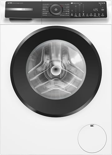 Bosch WGH254A0IT Serie 6 Lavatrice smart a carica frontale, 10 kg, 1400 giri, Efficienza energetica A -20%, sistema di dosaggio automatico del detersivo e dell’ammorbidente, Bianco, 60 Cm
